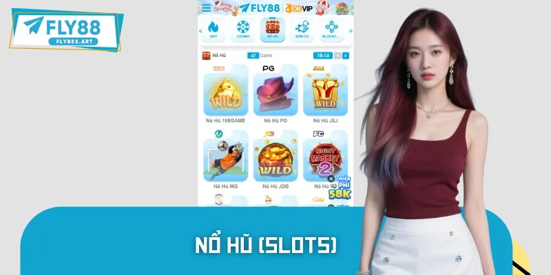 Sảnh game Nổ Hũ v&ocirc; c&ugrave;ng phong ph&uacute; với đồ họa bắt mắt