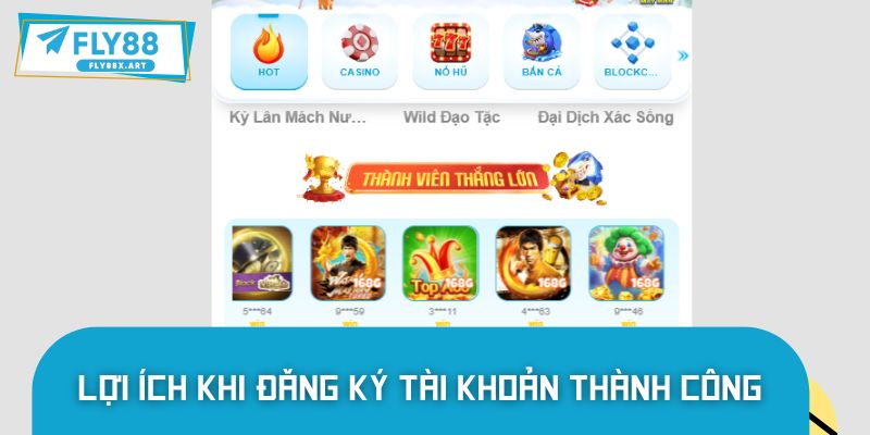 Một số lợi ích nhận được khi mở tài khoản cá cược